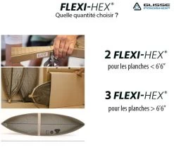 Housse Sup Board Rigide Flexi Hex Système Emballage De Surf XL - Stand Up Paddle -Surf Promotion Boutique 3bfdadf51865da529225633382fb4416c89e0feb E20FLEXWAT51126 FXHX0097595 2