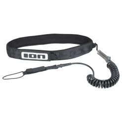 Leash Board De WingSurf Ion Core Coiled Hip SAFETY 8" - Black