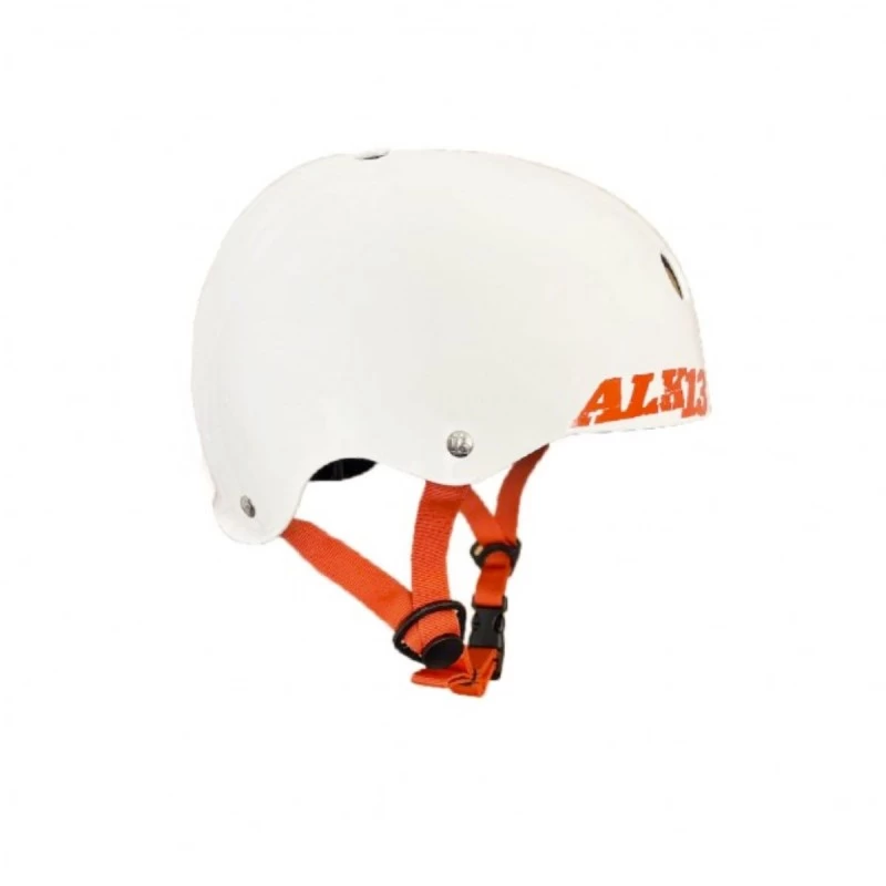 Casque ALK13 H2O+ Blanc Logo Orange 3 Casque ALK13 H2O+ Blanc Logo Orange